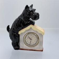 Vintage 1985 Sarsaparilla Scottie Dog Doghouse Quartz Clock Japan Rare picture