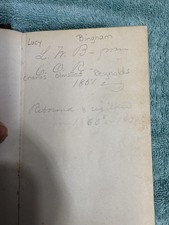 1847 English Version of the Polyglott Bible, Inscription Charles Reynolds, Notes picture