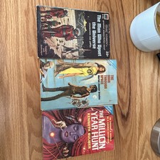 Ace Double Sci-Fi Lot, Isaac Asimov, Bulmer, Bradley, Vintage, 3 Books picture