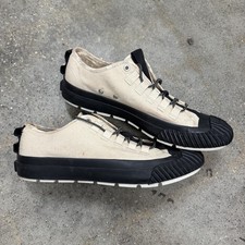 P.f. Flyers Grounder Basecamp Low Top Mens 11.5 Bone Gray Wash Sneakers Shoes picture