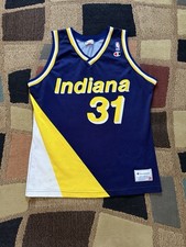 Reggie Miller Indiana Pacers Vintage Basketball Jersey Champion XL picture
