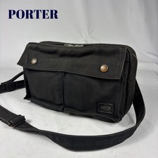 PORTER YOSHIDA SMOKY 2WAY Body Bag Clutch Bag Black Japan Authentic picture