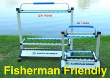 Portable 24 Rod Rack Fishing Pole Holder / Stand With Handle picture