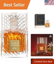 Elegant Khamrah Unisex Fragrance - Cinnamon, Vanilla & Amber - 3.4 Oz picture