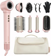 7 in 1 Hot Air Brush Hair Dryer Styler Auto Curling Ionic Blow Dryer picture