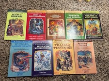 TSR Dungeons & Dragons Endless Quest Adventure Books Lot 9 Books picture