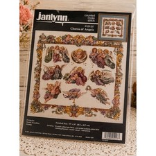Vintage 1997 Janlynn Chorus of Angels Counted Cross Stitch Kit #125-217 picture