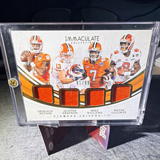 Panini 2019 Immaculate Collegiate Quads MEM /99 Watson Renfrow Williams #2 picture
