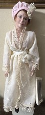 Vintage Bisque/porcelain Doll “LAURA” LE 180/521, 13 in, 1989 By THELMA RESCH picture