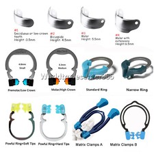 Palodent V3 Plus Style Dental Sectional Matrix Band Narrow Ring Clamp picture