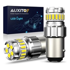 AUXITO 1157 2357 LED TURN SIGNAL LIGHT BULBS ANTI HYPER FLASH SUPER BRIGHT WHITE picture