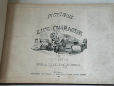 1862 1863 John Leech Pictures Life & Character 1st/2nd Series Bound Folio Punch picture