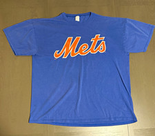 Vintage Russell Athletic New York Mets MLB Baseball Shirt Men’s Size XL picture