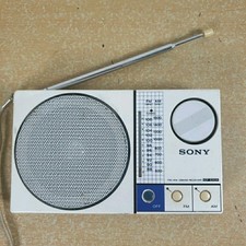 Vintage SONY ICF-S30W AM/FM 2-band Portable Radio Tested - Works MADE IN JAPAN picture