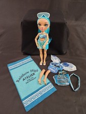 Rainbow High Pacific Coast Hali Capri Doll Beach Blue Hair Fashion Doll Read picture