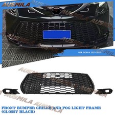 XSE Style Black Front Bumper Grille Conversion For 2021-2026 2025 Sienna LE XLE picture