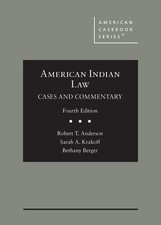 American Indian Law: Cases and Commentary (American Casebook Series) picture