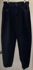 Vintage 90s Cross Colours Black Jeans 36x32 Hip Hop Tupac Rare Y2K Urban picture