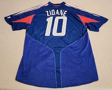 2004-06 France Home Jersey Zidane #10 Adidas Climacool Size 2XL rare read picture
