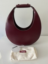 STAUD Moon Handbag Bag Rasberry picture