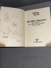 1972 Julian Beck THE LIFE OF THE THEATRE 1st Ed City Lights Living Theatre Rare picture