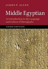 Middle Egyptian: An Introduction to - Paperback, by Allen James P. - Very Good picture