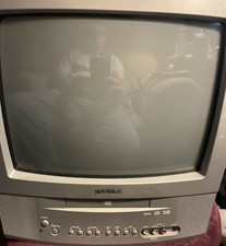 Toshiba MD13N3(-P) Retro Gaming CRT TV/DVD Player Television Tested (No Remote) picture