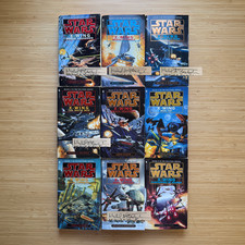 SIGNED Michael Stackpole LOT STAR WARS X-Wing Series 1-9 1990s 1st Printing PB picture