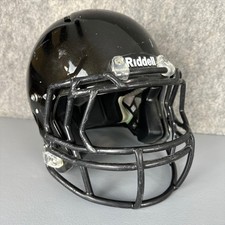 Riddell Football Helmet Mens Large Black Speed Full Facemask Chin Strap NOCSAE picture