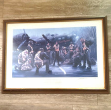 Gil Cohen Signed Numbered Ltd Ed WWII Aviation Framed picture