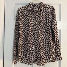 NWT Ann Taylor Loft The Softened Shirt Floral Button Down Women's S picture