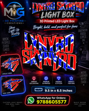 Lynyrd Skynyrd Light-Up Collectible Sign Rock & Pop Band Memorabilia picture