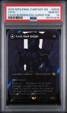 2025 MTG FINAL FANTASY #0525 CECIL, DARK KNIGHT/CECIL, REDEEMED PALADIN PSA 10 picture