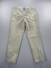 REISS TORI SLIM Trousers - Size UK10 W28 L26 - Ivory - NEW WITH TAGS - Women’s picture