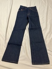 Vintage LEVIS 416-0617 Saddleman Boot Jeans Boys Size 11 Slim ORANGE TAB -NEW- picture