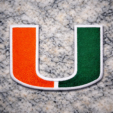MIAMI HURRICANES NCAA EMBROIDERED IRON ON PATCH 3