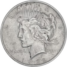 1922 (P) Peace Dollar Extra Fine See Pics M169 picture