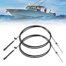 2PCS 12FT Outboard Throttle Cable Gen I Control Shift Cables For Mercury Mariner picture