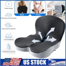 Trucker Seat Cushion for Long Sitting Memory Foam Seat Chair Cushion Office Car picture