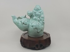 RARE CHINESE PORCELAIN INVERTED CADOGAN  WINE TEAPOT  picture