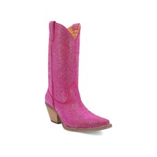 Women's Dingo Silver Dollar Leather Boots Fuchsia picture