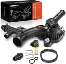 Engine Coolant Thermostat Housing Buick Chevy 1.4L Cruze Sonic Trax Encore 11-20 picture