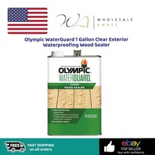 Olympic WaterGuard 1 Gallon Clear Exterior Waterproofing Wood Sealer picture