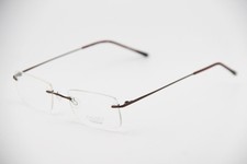 NEW AIRLOCK 760/85 017 BROWN AUTHENTIC FRAMES EYEGLASSES 52-21 picture