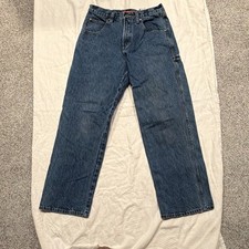 UNIONBAY Men’s Blue Medium Wash Denim Carpenter Jeans Relaxed Straight Fit picture