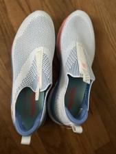 Sketchers Slip-Ons Shoes air cooled Arch Fit Women’s Blue/White/Pink Nwob picture
