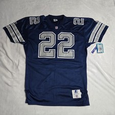 Vintage Emmitt Smith Jersey Dallas Cowboys Starter Authentic  Men Size 48 Large  picture