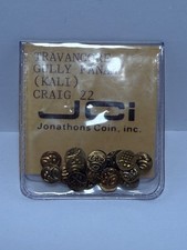 Travancore Gully Fanam Gold (Kali) coins picture