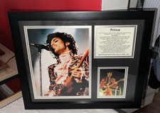 PRINCE Custom Framed Memorabilia Plaque Commemorating Life, Discography & Legacy picture