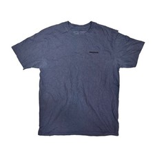 Patagonia Mens P-6 Logo Responsibili-Tee Navy Blue Graphic T-Shirt L picture